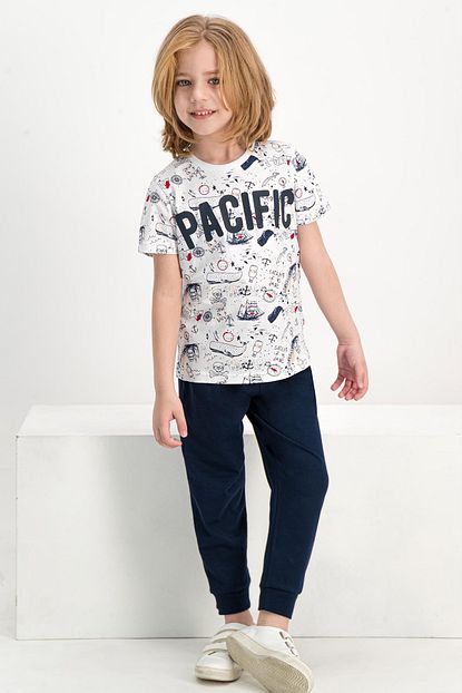 Roly Poly Pacific Krem Erkek Cocuk Pijama Takimi Trendyol