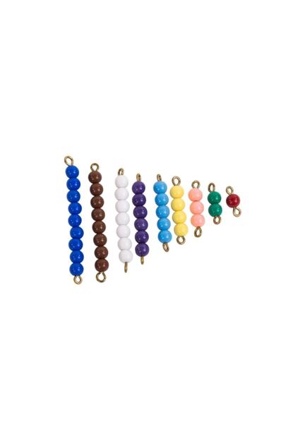 Casa Bambino Montessori Kisa Boncuk Merdiveni Renkli Boncuklar Colored Bead Stairs 1 9 Trendyol