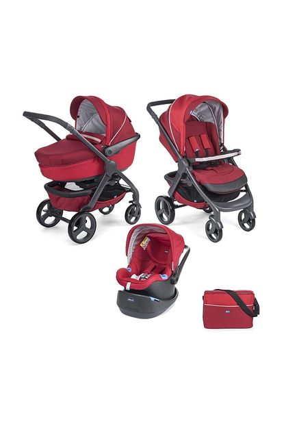 Chicco Trio Stylego Travel Sistem Bebek Arabasi Red Passion Trendyol
