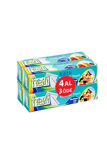 Fresh Up Fresh Up Kilitli Buzdolabi Poseti 19x25cm 4 Al 3 Ode Trendyol