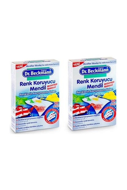 Dr Beckmann Dr Beckmann Renk Koruyucu Mendil 20 Adet 2 Li Trendyol