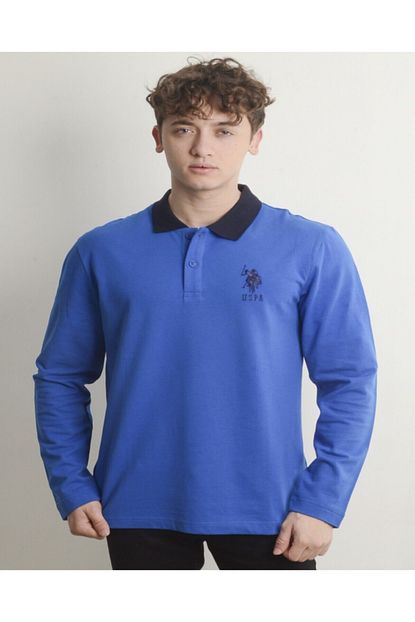 U S Polo Assn Uzun Kollu Erk Polo Yaka T Shirt Trendyol