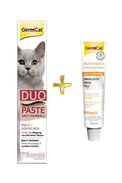 Gimcat Duo Paste Tavuklu Malt Kedi Macunu 50gr Multivitamin Paste 20gr Trendyol