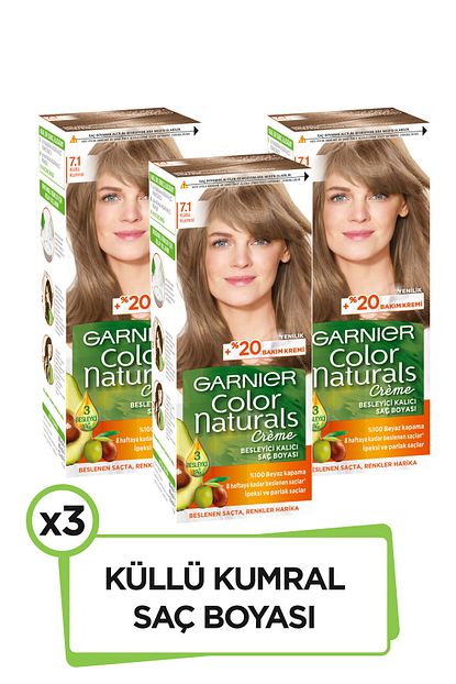 Garnier 3 Lu Garnier Color Naturals 7 1 Kullu Kumral Seti 36005403104531 Fiyati Yorumlari Trendyol
