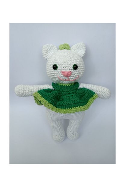 Trend Aksesuar Kedi 100 El Yapimi Ve Organik Amigurimi Oyuncak Boy 28cm Trendyol