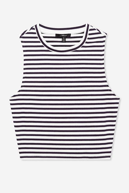 Mavi Kadin Cizgili Crop Top 168709 30761 Trendyol