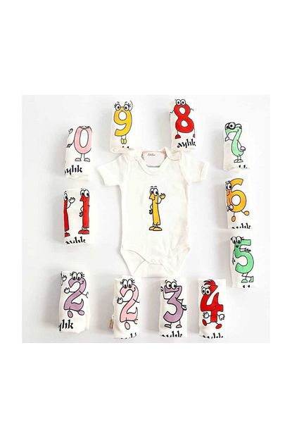Sitilin Babysi 12 Aylik Bebek Badi Body Seti Hastane Cikisi Ani Badisi Zibin Set Trendyol