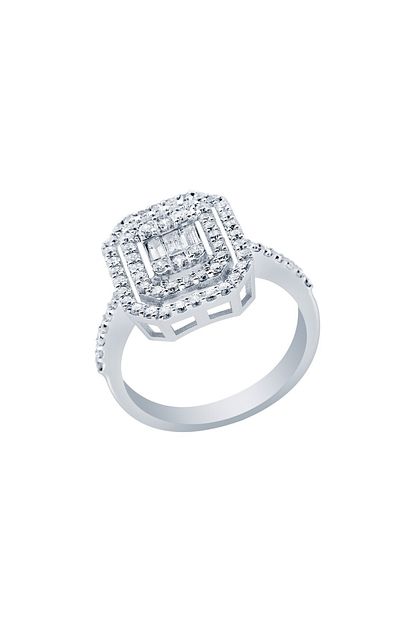 Diamond Line Gulaylar Kadin 0 72 Karat Pirlanta Baget Yuzuk Trendyol