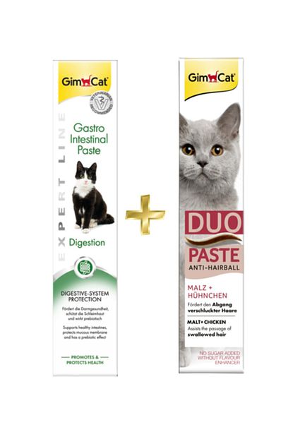 Gimcat Gastro Intestinal Paste Sindirim Destekleyici 50gr Duo Paste Tavuklu Malt Kedi Macunu 50gr Trendyol