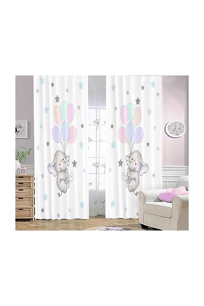 Bebisim Hali Filli Bh2381 70x260 Cocuk Odasi Fon Perde Trendyol