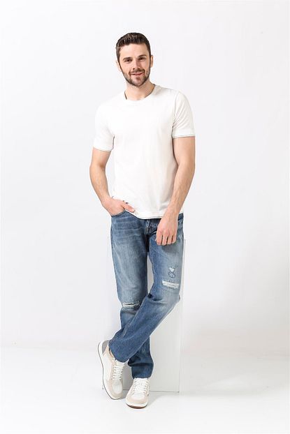 Eleventy Bol Kesim Jean Pantolon Trendyol