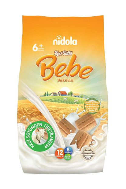 Nidola Dogal Keci Sutlu Bebe Biskuvisi 300 Gr Trendyol