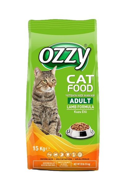 Ozzy Kuzu Etli Pirincli Yetiskin Kedi Mamasi 15 Kg Trendyol