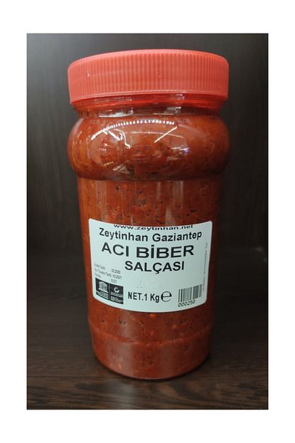 Zeytinhan Ev Yapimi Aci Antep Biber Salcasi 1kg Trendyol