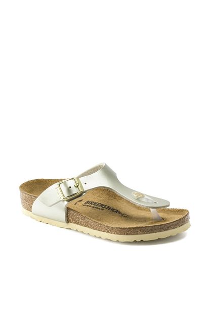 Birkenstock Gizeh Kids Bf Metalik Altin Terlik 01015593 Trendyol