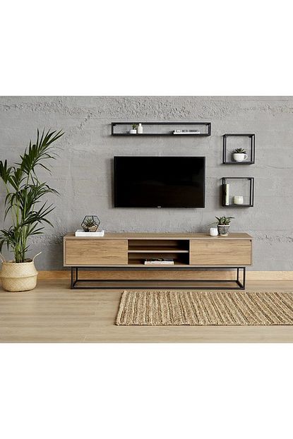 Vivense Laxus Tv Unitesi Ceviz 180 Cm Trendyol