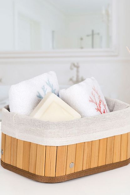 English Home Fancy Katlanabilir Sepet 20x15x10 Cm Bej Trendyol