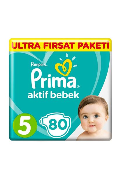 Prima Aktif Bebek 5 Numara 80 Adet 11 16 Kg Ultra Firsat Paketi Trendyol