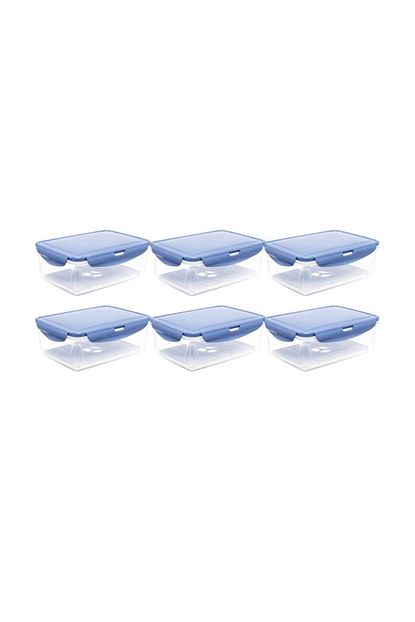 Favilla Saklama Kabi Dikdortgen 5 Lt 6 Li Set Mavi 1324 6 Mavi Trendyol