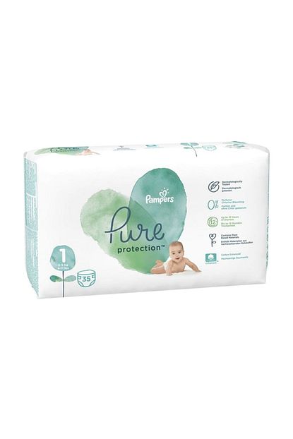 Prima Pampers Aqua Pure Tekli Yenidogan Bebek Bezi No1 2 5 Kg 35 Adet Trendyol
