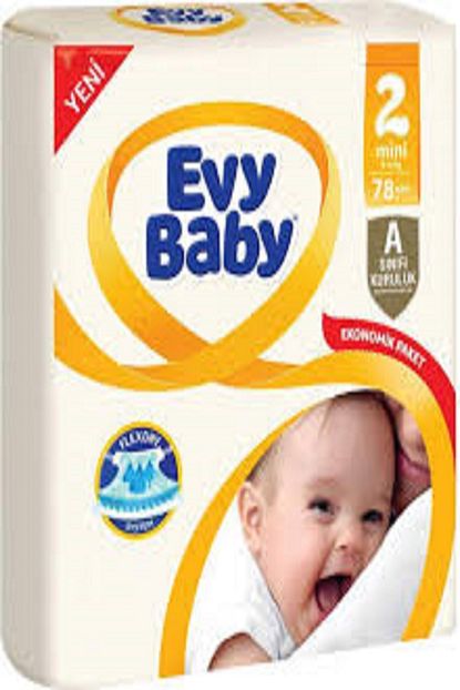 Evy Baby 2 Numara Mini 78 Adet Jumbo Paket Bebek Bezi Trendyol