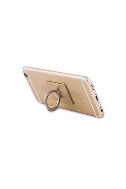 Ring Telefon Halkasi Yuzuk Tutucu Stand Selfie Yuzugu Altin Trendyol