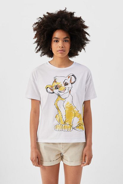 lion king t shirt stradivarius
