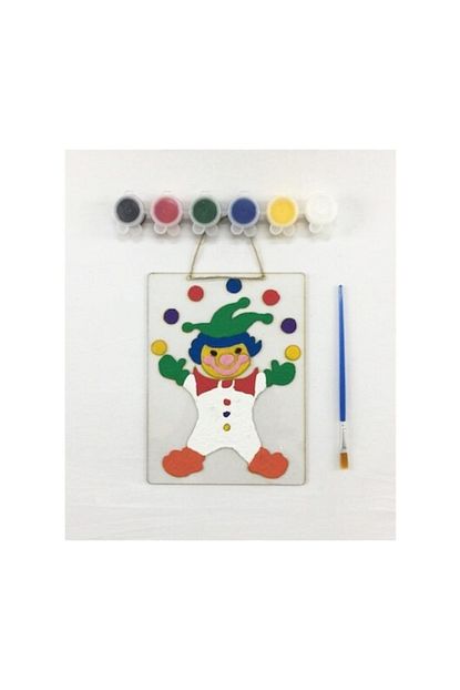 Joy And Toys Palyaco Desenli Cam Boyama Seti Trendyol