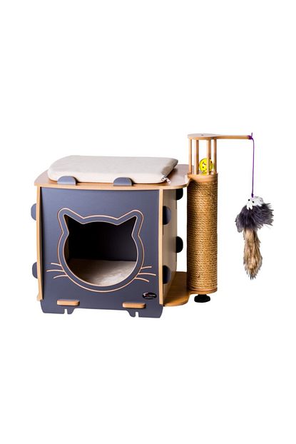 Patihomes Ada Tirmalamali Kedi Evi Trendyol