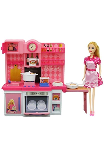 Nubutik S Kiz Cocuk Pembe Mutfak Seti J74109562000630045 Trendyol