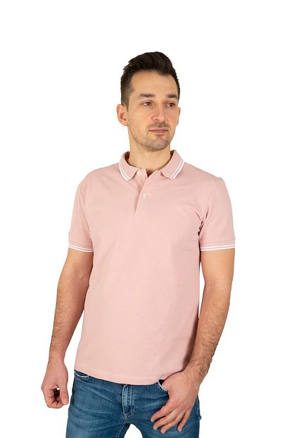 Penyem Erkek Pembe Polo Yaka T Shirt 3000 Trendyol