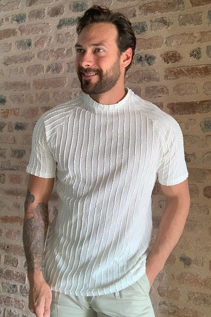 Trendyol Man Krem Erkek T Shirt Tmnss20ts1364 Trendyol