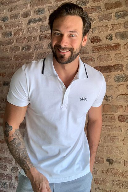 Trendyol Man Beyaz Erkek Polo Yaka T Shirt Tmnss20po0157 Trendyol