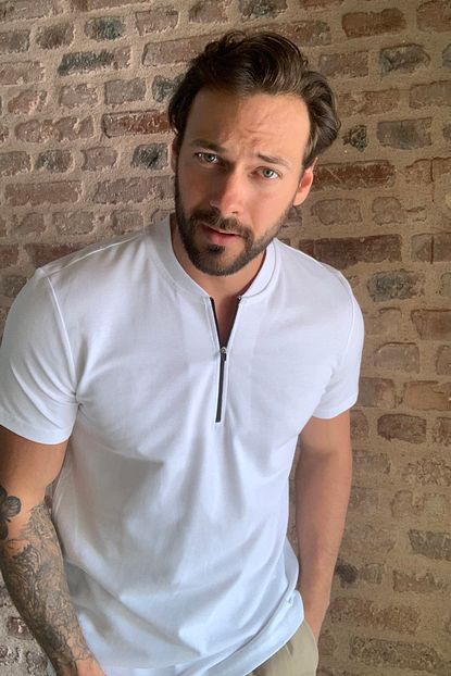 Trendyol Man Beyaz Erkek Fermuarli T Shirt Tmnss20ts0966 Trendyol