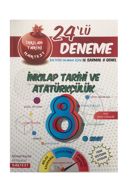 Nartest 8 Sinif T C Inkilap Tarihi Ve Ataturkculuk 24 Deneme Sinavi Trendyol
