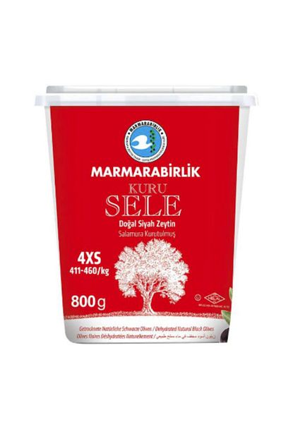 Marmarabirlik Kuru Sele Siyah Zeytin 4xs 800 Gr Trendyol