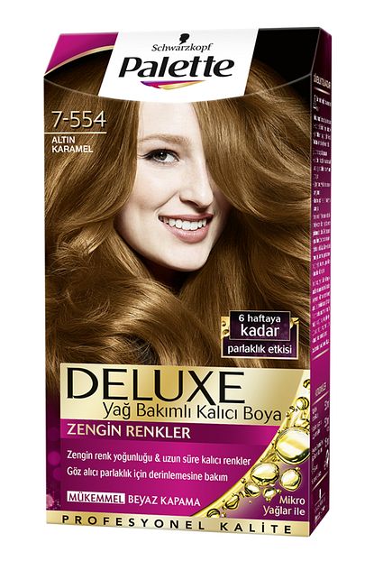 Schwarzkopf Hair Mascara Palette Deluxe 7 554 Altin Karamel Yag Bakimli Kalici Sac Boyasi Fiyati Yorumlari Trendyol