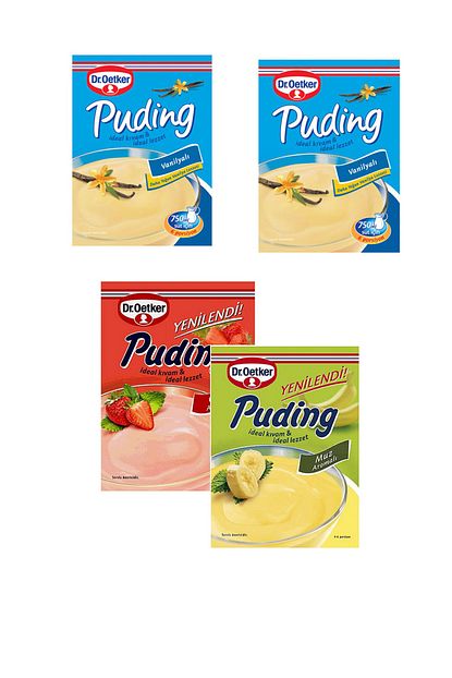 Dr Oetker 4 Paket Puding 2 Vanilyali 1 Muzlu 1 Cilekli Trendyol