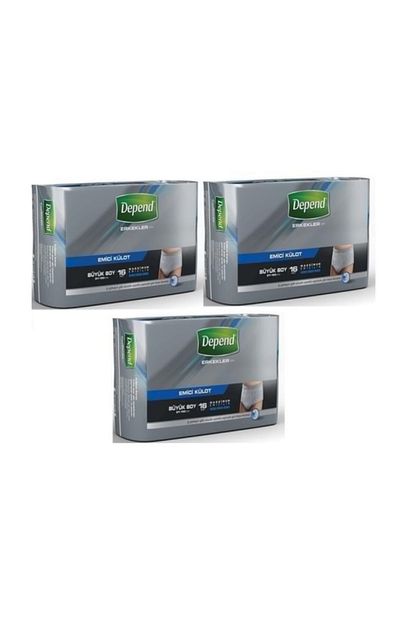 Depend Emici Kulot Eko Pk Buyuk Erkek 3 X 16 Li Paket Trendyol