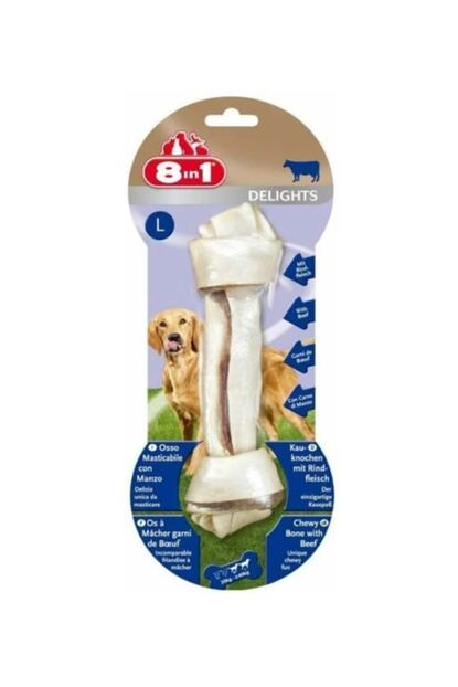 8in1 Delights 8 In 1 Beef Delight Bones Large Biftekli Agiz Bakim Ve Kopek Odul Kemigi Buyuk Boy Trendyol