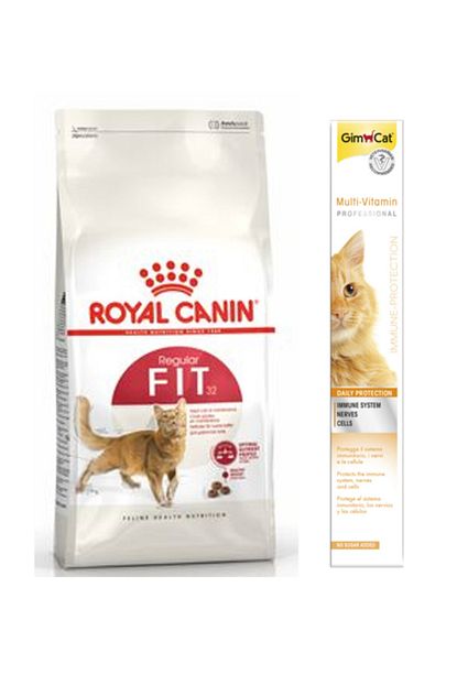 Royal Canin Fit 32 Yetiskin Kedi Kuru Mamasi 2 Kg Gimcat Multi Vitamin Paste Kedi Macunu 100gr Trendyol
