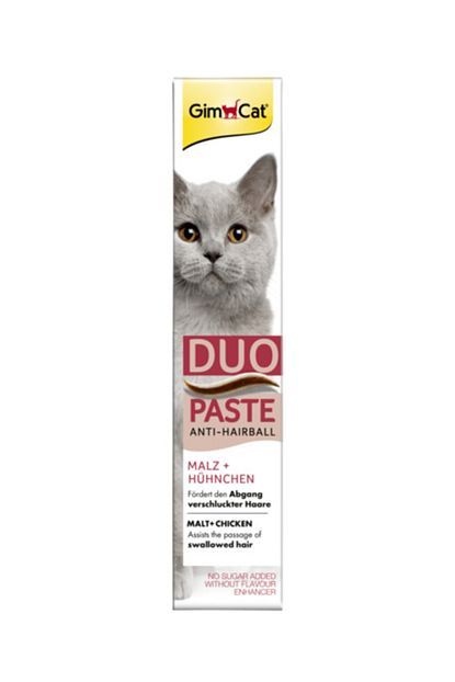 Gimcat Duo Paste Tavuklu Anti Hairball Malt Kedi Macunu 50gr Trendyol