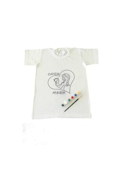 Joy And Toys 4 5 Yas Tisort Boyama Seti Kumas Boyama Canim Annem
