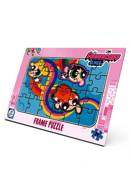 Nubutik S Kiz Cocuk Powerpuff Girls 24 Parca Frame Puzzle Trendyol
