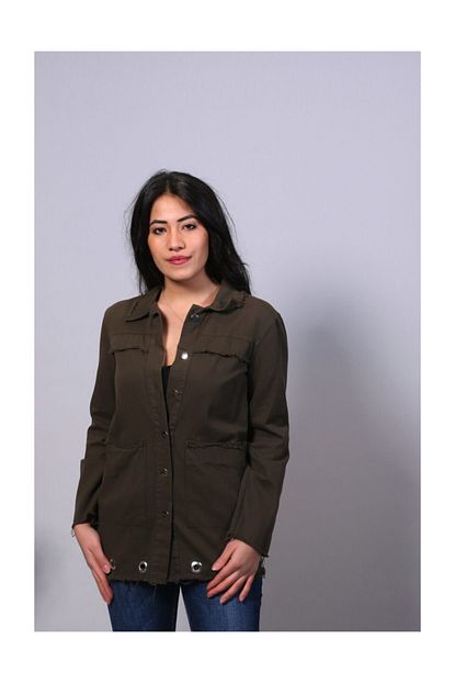 Hira Butik Baharlik Ince Keten Ceket Trendyol