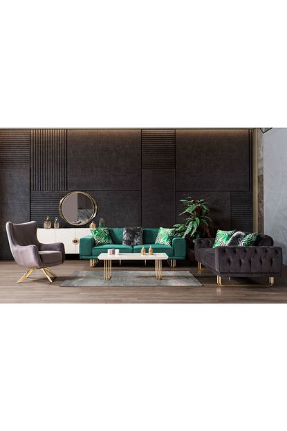 Evmoda Mobilya Goldis Modern Koltuk Takimi Trendyol