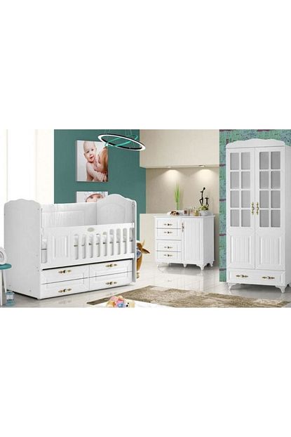 Evmoda Mobilya Osmanli Mini Bebek Odasi Takimi Trendyol