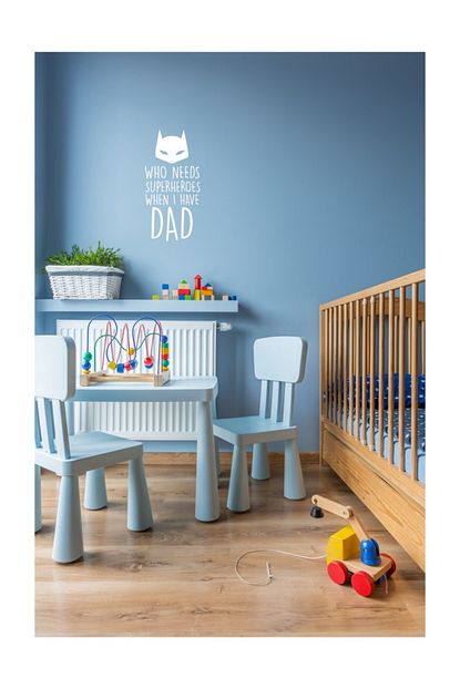 Dnart Cocuk Odasi Sticker Batman Dad Nldmr Stc118 Trendyol