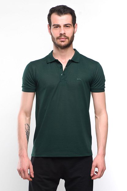 Slazenger Self Erkek T Shirt Yesil Trendyol
