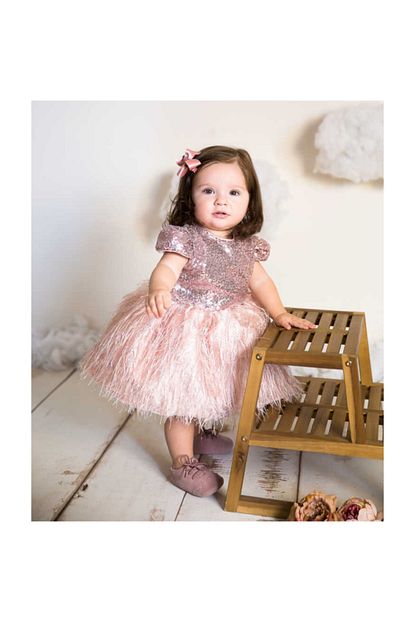 Le Mabelle Pudra Kiz Bebek Elbise Bella Trendyol